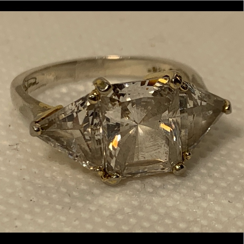Farrah Fawcett 925 Vintage CZ Ring